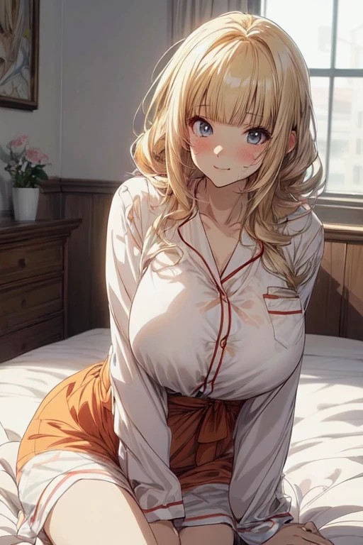 Nhân vật nữ anime trong một khoảnh khắc ngọt ngào