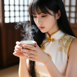Phan Mỹ Trân – Buổi trà chiều thân mật cùng cô em xinh xắn